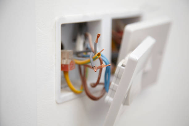 Electrician at work